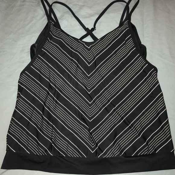 Athleta blousy tankini top 36d / 36dd - Picture 4 of 5
